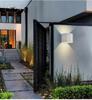 Waterproof LED Outdoor Double Head Wall Light, Super Bright for Villas, Courtyards, and Balconies.