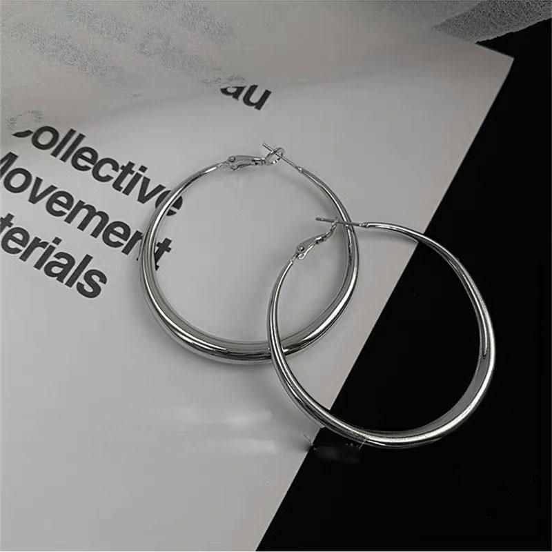 Xiaomi BF CLUB 925 Sterling Silber Ohrringe für Frauen Trendy Einfache Große Runde Ohrring Schmuck Vorbeugung Von Allergie Party Zubehör