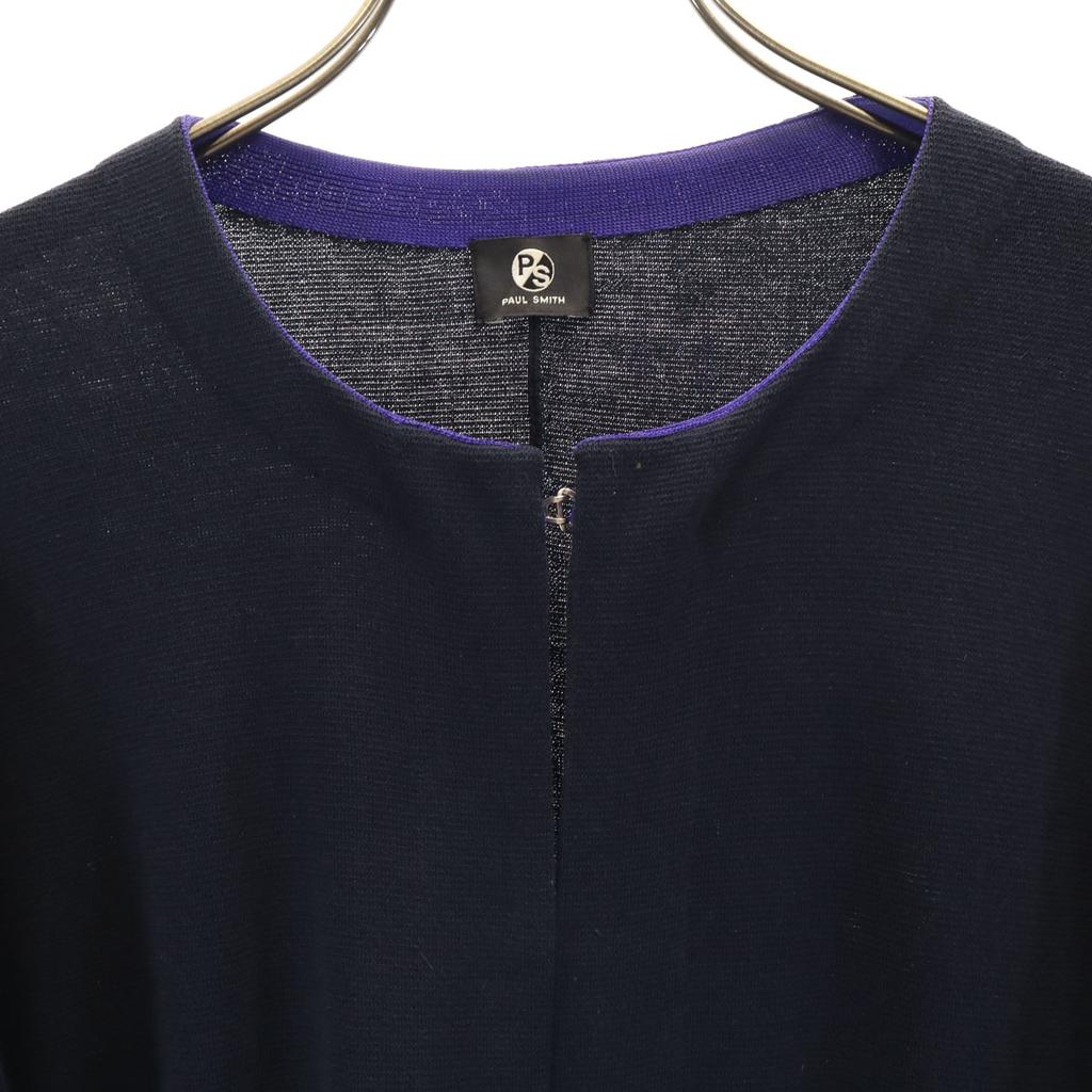PS Paul Smith Long Sleeve Long Knit Cardigan M Navy Women Used