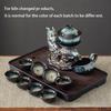 1 set, creative lazy tea set, semi-automatic dragon teapot, magnetic rotating water-conducting tea set, Chinese Kung Fu tea set