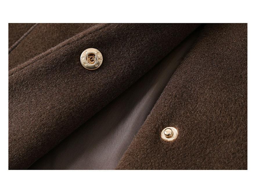 2025 Spring Woolen Coat: Elegant & Versatile for Middle-Aged Women