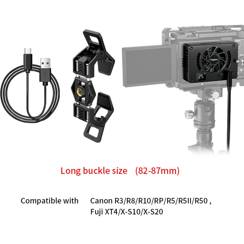 Professional Phone Cooler Cellphone Radiator with Dual Semi-Conductor Cooling Chip,  for Mobile Gaming Live Streaming