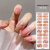 New Style Red Book Gel Nail Stickers: Semi-Western, Korean No-Bake Nail Art