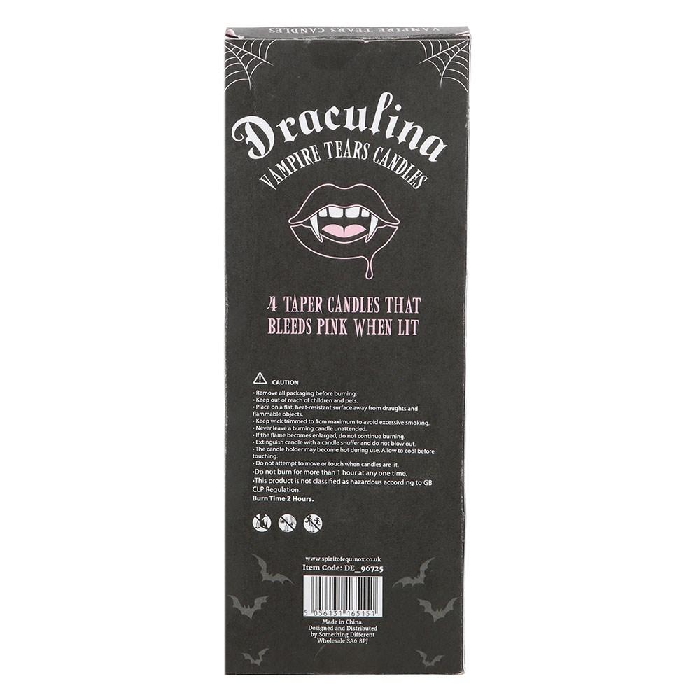 Something Different Vampire Tears Taper Candle (Pack of 4)