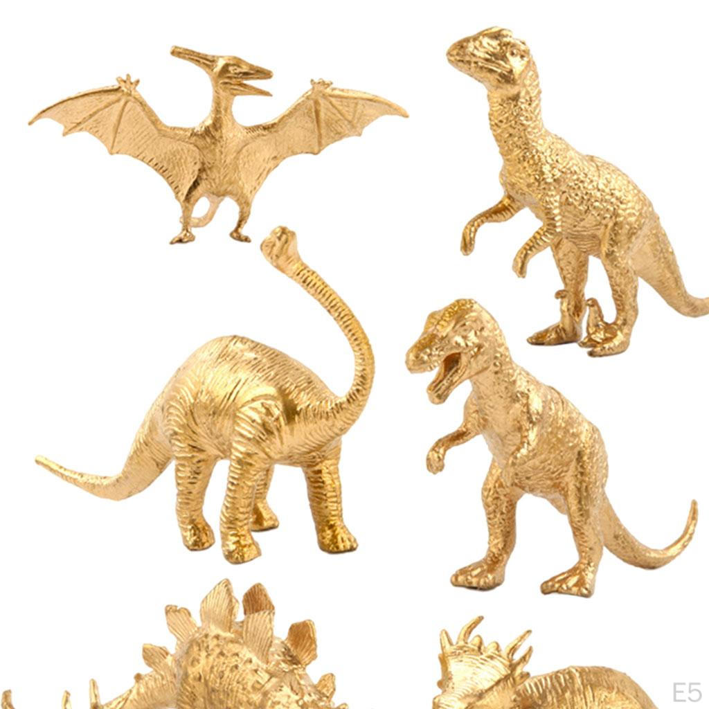 Hollow Prehistoric Dinosaur Toy Playset Figures Props Toys Party Favors Collectibles Ages 3+