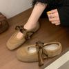 Women Flats Shoes New Loafers Casual Sport Sandals 2025 Trend Summer Sneakers Square Toe Walking Lace Up Woman Zapatos