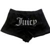 European and American Y2K Hip Hop Casual Harajuku Rhinestone Letter Printed Shorts
