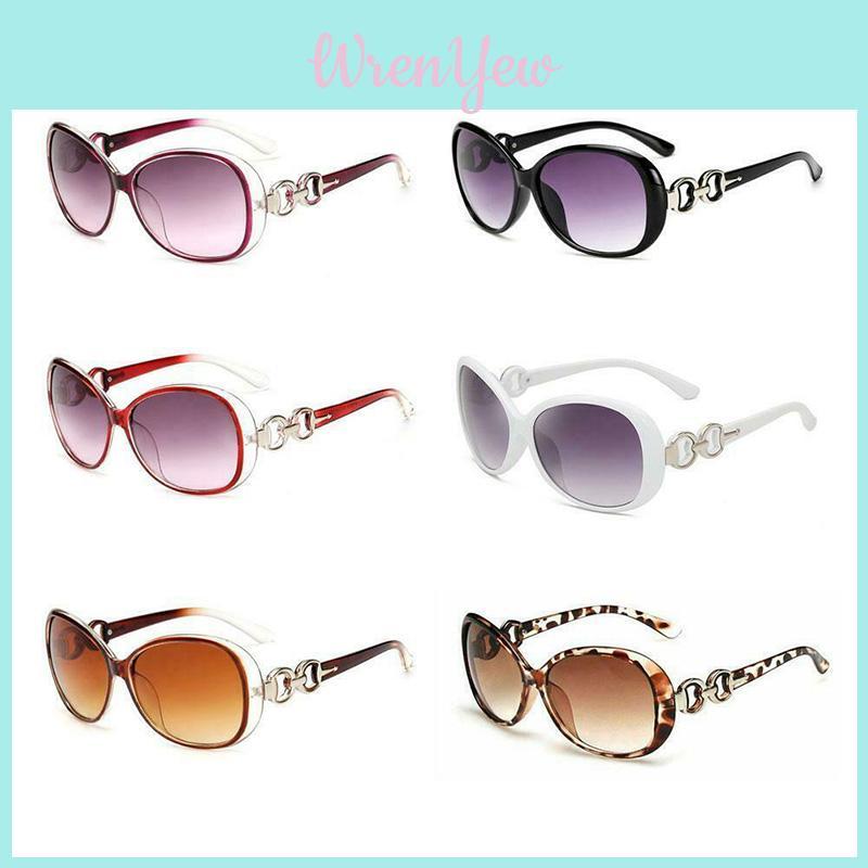Vintage Women's Retro Shades Sunglasses With Oversized Design And Uv400 Protection
