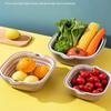2/6/8Pcs Kitchen Sink Vegetable Drainer Fruit Basket For Fruit Washing Plastic Basin Vegetable Washing Basin Drain Basket Basin