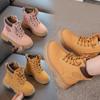 Autumn and Winter New Girls' Martin Boots 2025 Anti-slip Fashion Trend Boys' Rhubarb Boots Medium and Large Children's Boots Children's Boots
