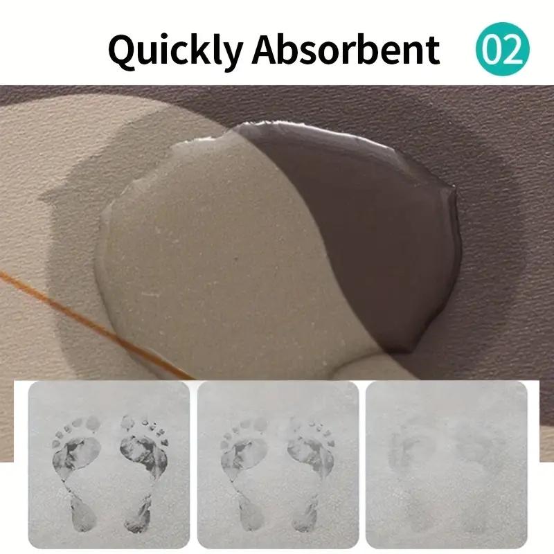 Inspirert Diatoméjordmatte - Ultraabsorberende, Sklisikker, Ideell for Baderom, Kjøkkenbruk - Hurtigtørkende, Perfekt Gave til Hjemmedekorasjon, Badematte