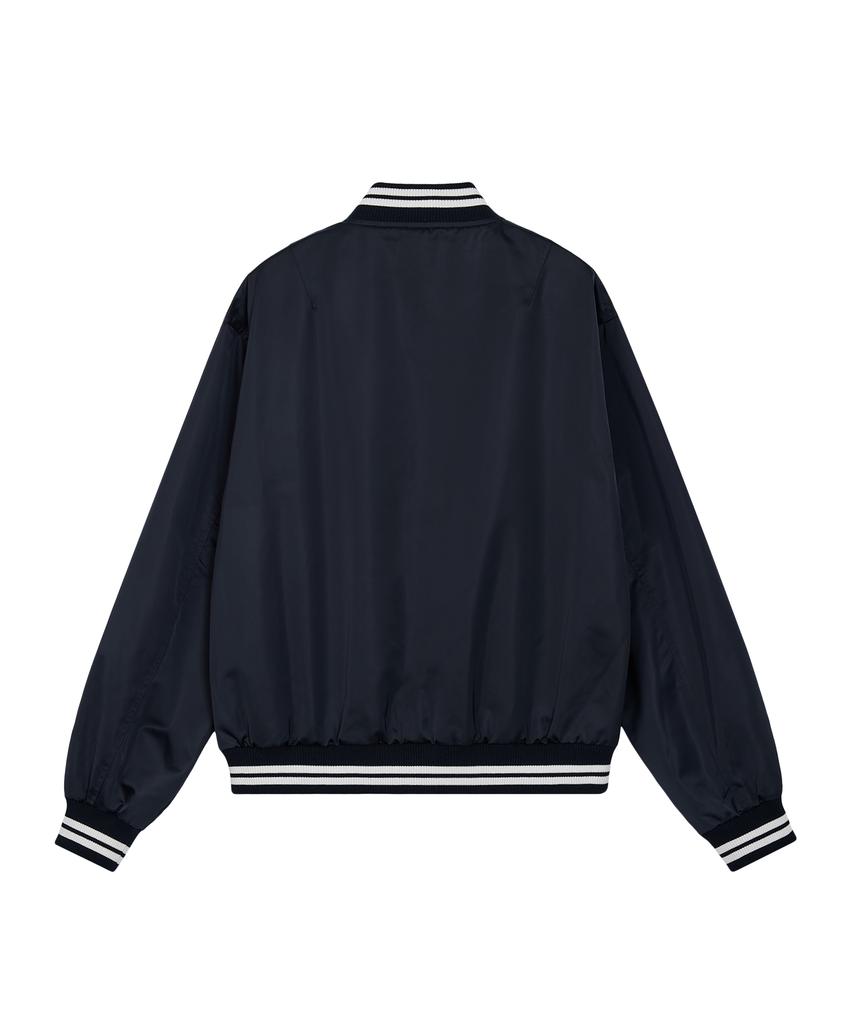 Rest&Recreation Rs Nylon Bomber Jacket - Navy