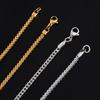Hip Hop Stainless Steel Chain Cool Miami Cuban Link Basic Punk Necklaces Accessories for Men Women