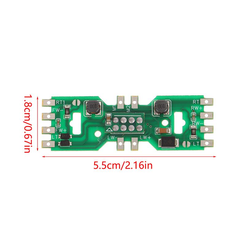 1/87 Ho měřítko vlaku Model obvodové desky Ic Příslušenství Univerzální upravené díly PCB desky
