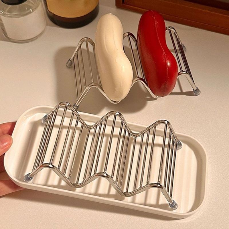 Creative Soap Holder Draining Easy Installation Kitchen Sink Mount With Drain Soap Holder Easy Cleaning