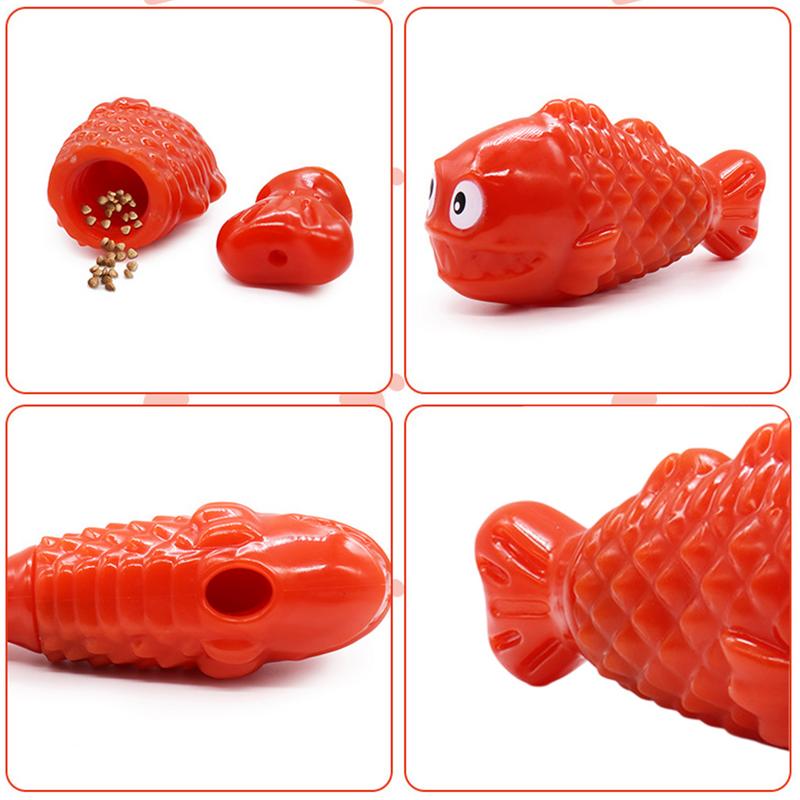 Zabawka logiczna dla psa z dozownikiem przysmaków Piszczące zabawki dla psa Kość do powolnego jedzenia Zabawka edukacyjna dla szczeniąt do gryzienia i aportowania