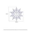Jinse Pearl Snowflake Brooch: Elegant Cross-border Fashion Accessory for Women