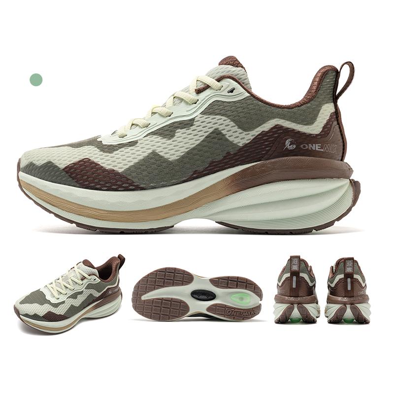 onemix Vysoká pánská běžecká obuv Nepromokavé tenisky pro outdoorové sporty Vycházková, joggingová treková obuv