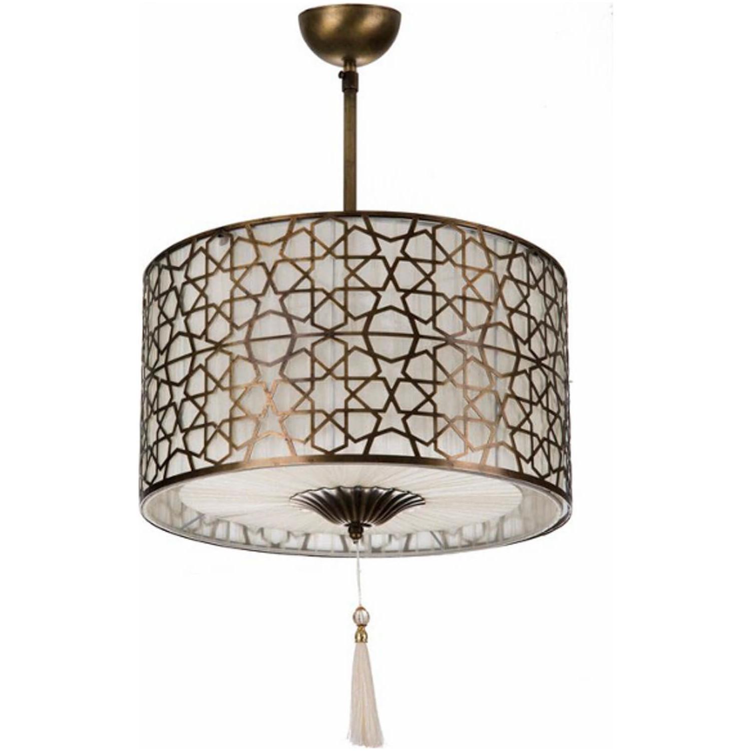 

Аутентичная люстра из 3 предметов с сельджукским узором