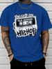 Unisexs Old School Hip Hop Cassette Tape Graphic T Shirt Retro Music Streetwear Short Sleeve O Neck Cotton Summer Tee For Unisex