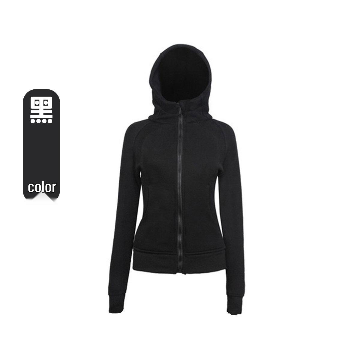 

Luqilulu Women s Winter Plus Velvet Warm Hooded Slim Fit Outdoor Sports Jacket M