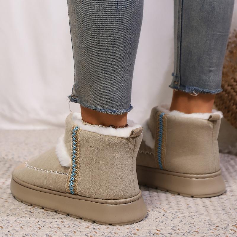 New Style Shoes: Fashionable Snow Boots, Women's Shoes, Half-slippers, Indoor Large-sized Cotton Shoes Devotion