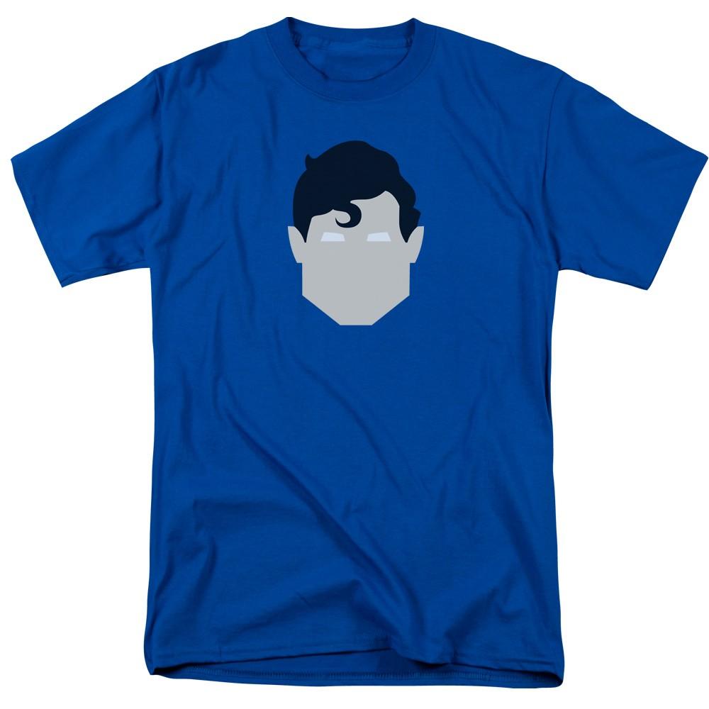 DC Comics - Superman - Supes Head - Adult Unisex Short Sleeve T-Shirt - Blue 4XL
