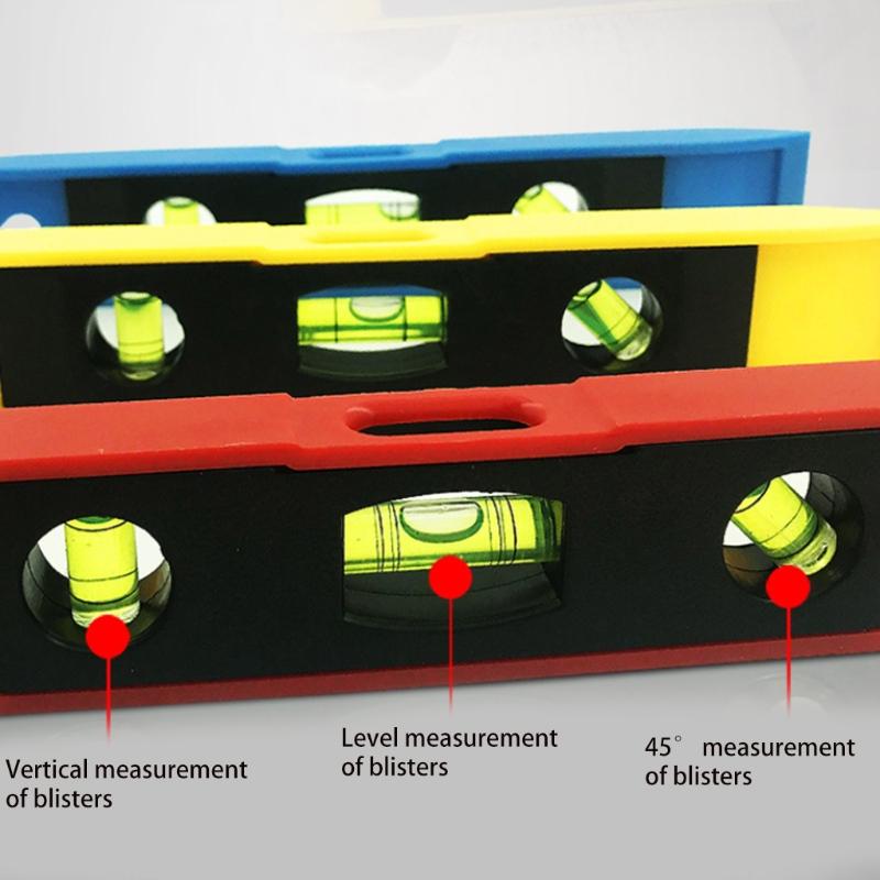 Vertical Horizontal Ruler with 3 Different Bubbles/45°/90°/180°Measuring Level