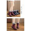 Women's Winter New Style Snow Boots Women's Fleece-Lined Thickened Warm Cotton Boots Large Size Flat-Sole Waterproof Cotton Boots
