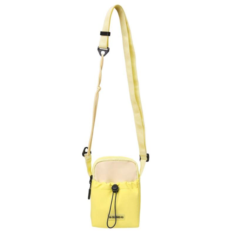

Легкая уличная сумка кроссбоди, модная и универсальная мужская одноплечевая сумка и нишевый чехол для мобильного телефона жёлтый