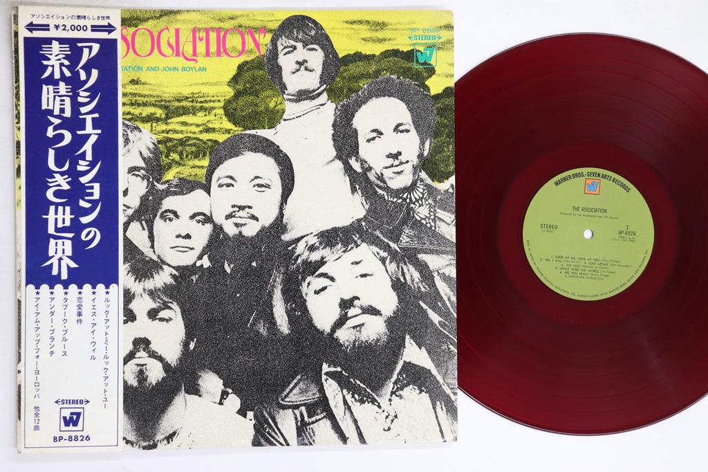 LP Record ASSOCIATION - Association BP8826 WARNER BROS Japan Obi Rock Used