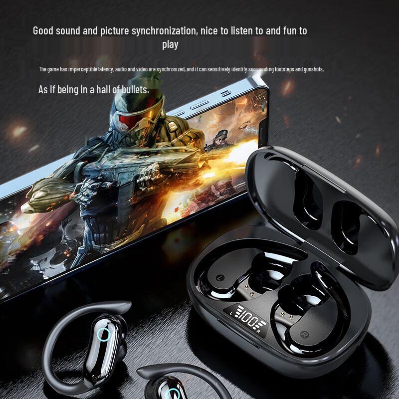 Newmine TWS-Q8 Bluetooth Ear-hook Sports Earphones