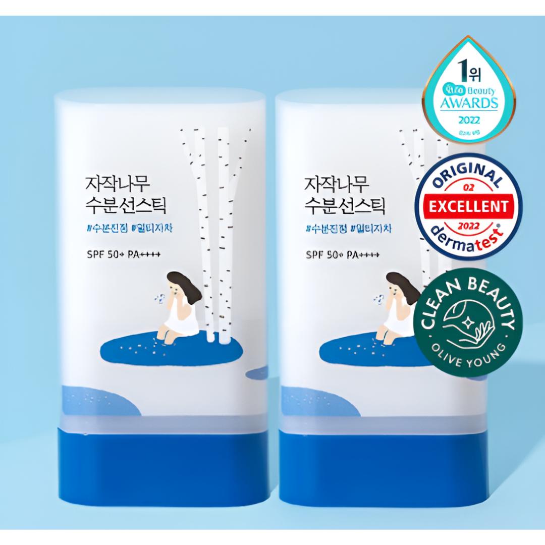 [ROUND LAB] Birch Moisturizing Sun Stick Double Set 19 g + 19 g