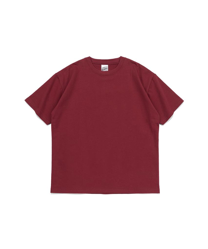 BECANVAS Becanvas 32S 2-Ply Shortsleeve (Burgundy)