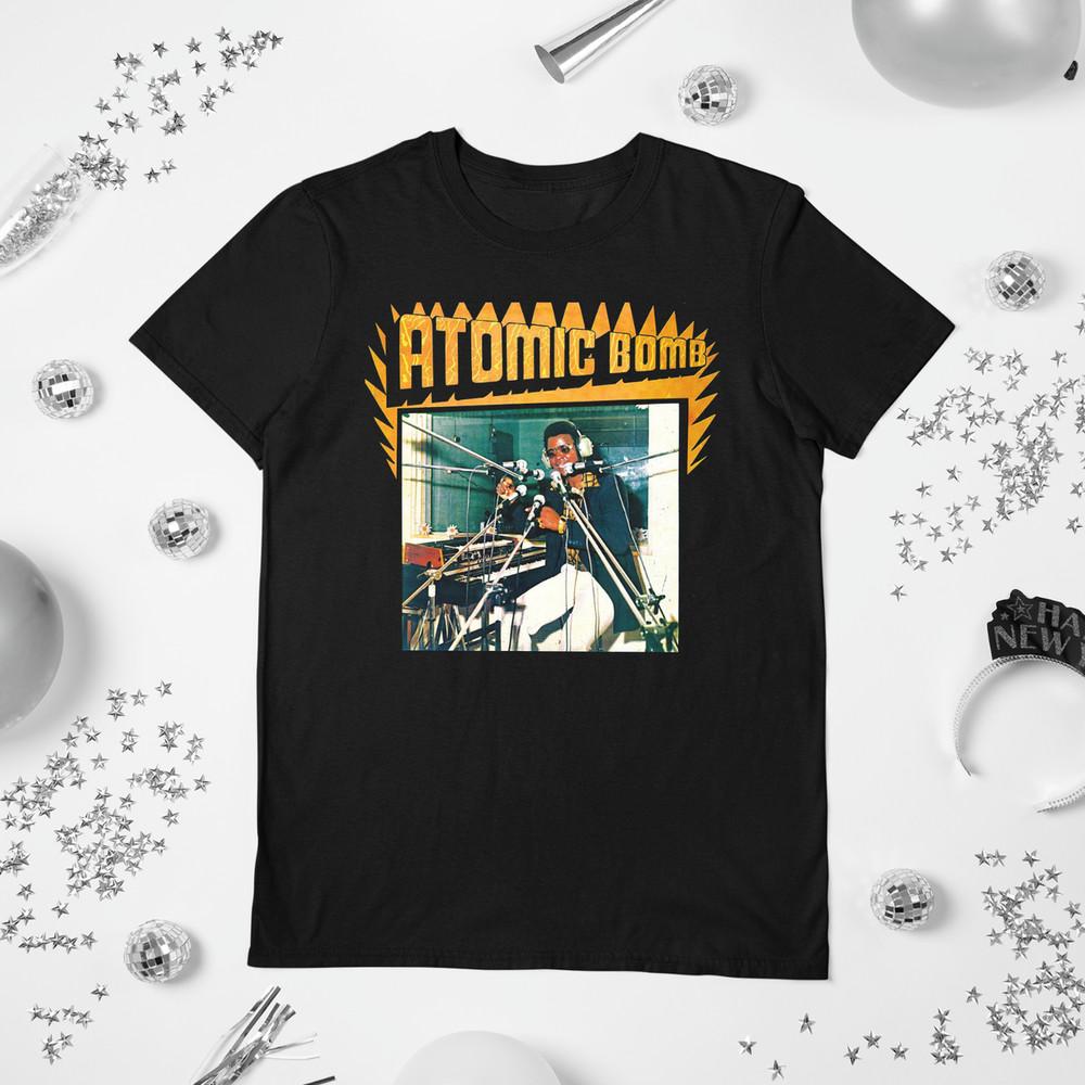 William Onyeabor Atomic Bomb Short Sleeve Black Unisex S234XL TShirt EL187 XL