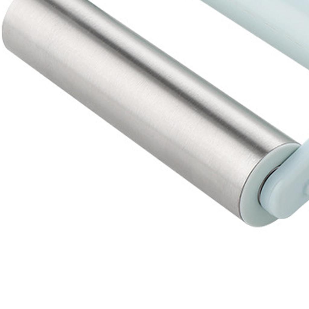 Rolling Pin Stainless Steel Easy To Use Sturdy Anti Stick Dough Roller Anti Stick for Baking Home Re