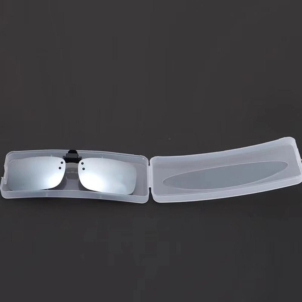 Transparent Glasses Case Frosted Eyeglasses Case Portable Glasses Storage  for Travel Daily
