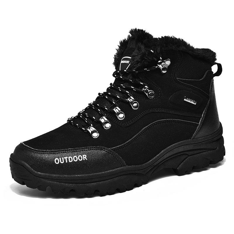 Big Size 39-47 Mens Boots Brand Winter Shoes Man Warm Snow Shoes Fashion Ankle Boots For Men Sneakers Outdoor Shoes Botas Hombre