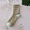 Print Cotton Middle Tube Hosiery Korean Style Socks Girls Jacquard Socks College Style Hosiery