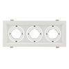 JOYINLED Square Recessed Spotlight Aluminum LED Downlight Frame MR16 GU10 Fitting Housing Fixture for Ceilings Black White