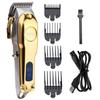 Professional Rechargeable Metal Hair Clipper with Digital Display
