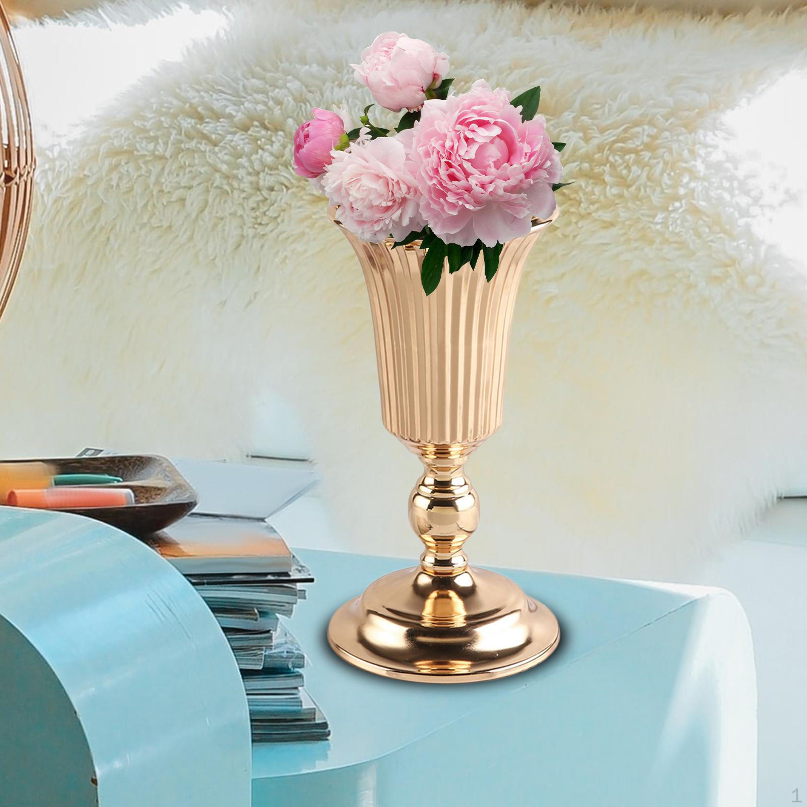 Элегантная металлическая ваза для особых случаев 12cmx23cm