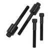 Aluminum Footpeg Spacer Floorboard Extension Kit Offering 1 To 1.5Inch Extension For Improved Leg Room On Motorcycle