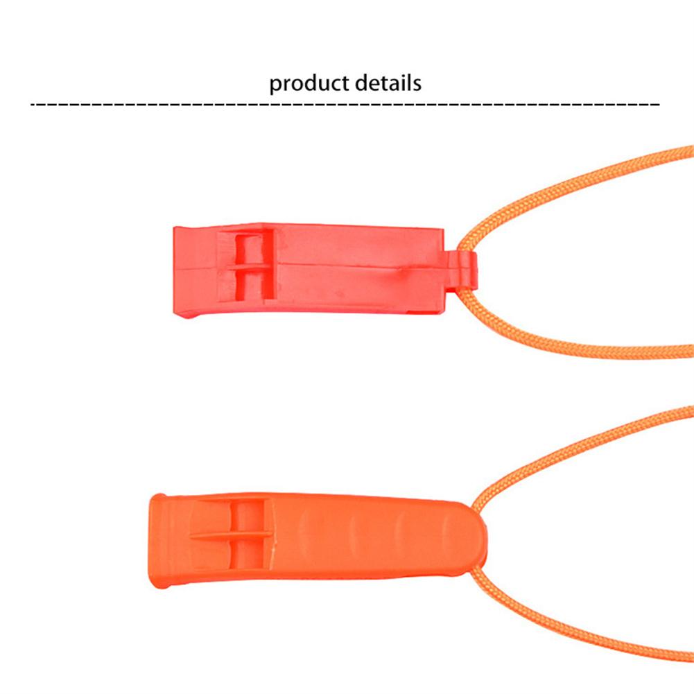 Safety  Lifesaving  Whistle Field Outdoor Camping Adventure Survival Warning Whistle (with Rope)
