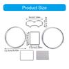 Speedometer Dashboard Dial Gauge Rings Trim for Golf MKIV 1997-2003 Speedometer Bezel Trim Automotive Interior Accessory