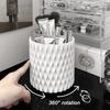 360° Rotating Multifunctional Desktop Eyebrow Pencil Makeup Brush Storage Box Makeup Brush Cup Holder Makeup Tool Storage Box
