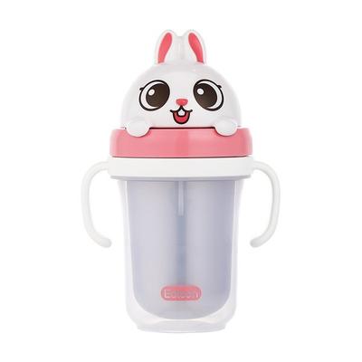 Edison Friends Odporny na zalanie podwójny kubek ze słomką ze stali nierdzewnej 2 300ml, Królik Raney, 1 szt.