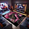 1PC Custom Name Elegant Fashion Accessories Theme Floor Mat Ideal for Living Room, Game Rooms, Office, Bedroom,Floor Mat Playful Design