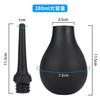 Soxeeh Enema Pump, 280ml Large Capacity, Multi-Purpose Irrigator with Backflow Prevention, Manual Pump, Lotion Injector, Silicone, Unisex