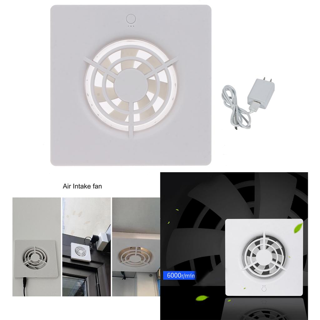 3inch Toilet Wall Bathroom Air Ventilator Mute Large Suction Exhaust Fan Window Extractor Inline Fan 75mm 3 Speed